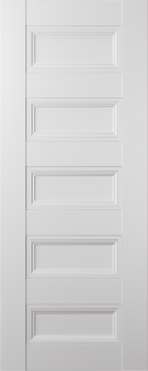 DOOR SLAB OXFORD DUO 07 4R SNOW WHITE 24" X 92 1/2" X 1 3/4"