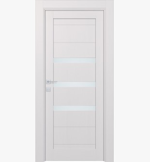 Dora Vetro Bianco Noble Single Doors