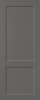 DOOR SLAB SHAKER 2 PANEL GRAY MATTE 24" X 96" X 1 3/4"