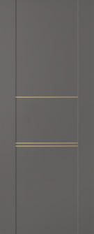 DOOR SLAB AVON 01 3H GOLD GRAY MATTE 24" X 96" X 1 3/4"