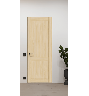 Shaker 2 Panel Loire Ash Frameless