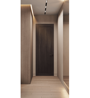 Shaker 1 Panel Veralinga Oak Frameless