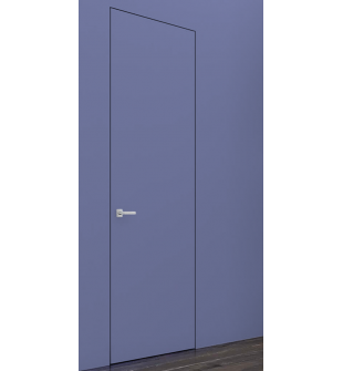 RTA DOOR SLAB EXAMPLE FLUSH LVL PRIMED DOOR FOR PAINTING IN PLAIN BLUE 36" X 108" X 1 3/4"