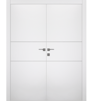 Smart Pro 2H Polar White Double doors