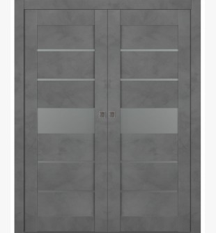 Avon 07-06 Vetro Dark Urban Double pocket doors