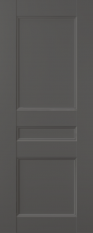 DOOR SLAB OXFORD UNO 07 2R GRAY MATTE 30" X 80" X 1 3/4"