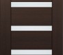 Modern Interior DOOR SLAB DORA VETRO VERALINGA OAK 28" X 92 1/2" X 1 3/4" FROSTED GLASS