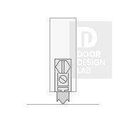 Modern Interior ATHMER ISOLPORTE STANDARD SILICONE SINGLE 36"