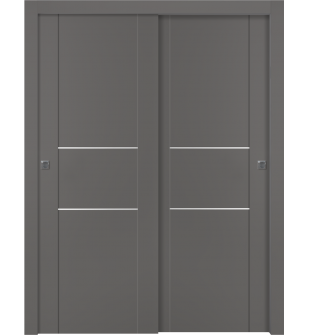 Avon 01 2H Gray Matte Bypass doors