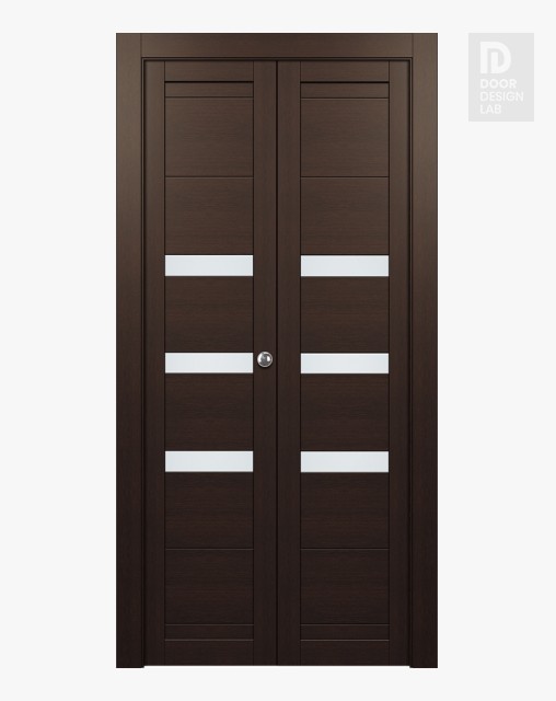 Dora Vetro Veralinga Oak Modern Interior Bifold Doors by Belldinni