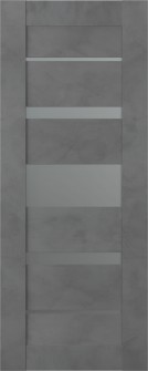 DOOR SLAB AVON 07-03 VETRO DARK URBAN 30" X 80" X 1 3/4"