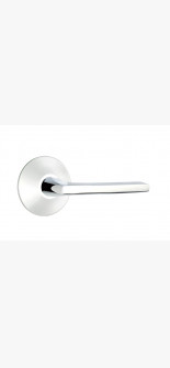 EMTEK HELIOS LEVER WITH MODERN ROSETTE PRIVACY LH POLISHED CHROME (US26) 5207