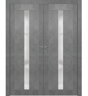 Avon 101 Vetro Dark Urban Double doors