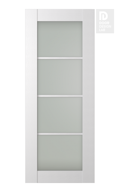 Palladio 4 Lite Vetro Bianco Noble Slab doors