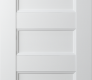 Modern Interior DOOR SLAB OXFORD UNO 07 4R SNOW WHITE 18" X 80" X 1 3/4"
