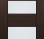 Modern Interior DOOR SLAB MIRELLA VETRO VERALINGA OAK 30" X 84" X 1 3/4" FROSTED GLASS