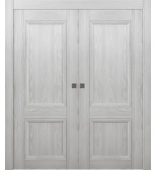 Oxford Duo 07 R Ribeira Ash Double pocket doors