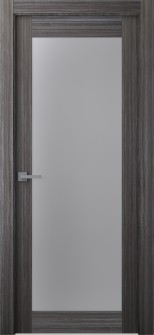 Palladio 207 Vetro Gray Oak Single Doors