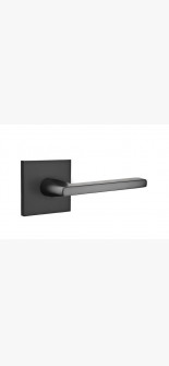 EMTEK HELIOS LEVER WITH SQUARE ROSETTE PASSAGE RH FLAT BLACK (US19) 5110