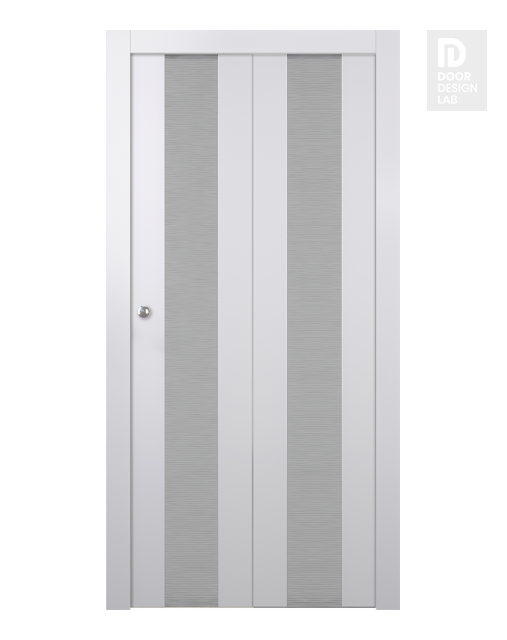Saana 202 Vetro Polar White Bi-folding doors