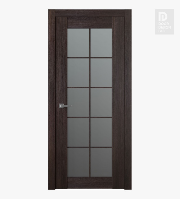 Avon 10 Lite Vetro Veralinga Oak Hinged doors