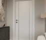 Palladio 2U Bianco Noble Modern Interior Door by Belldinni