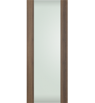 Avon 202 Vetro Pecan Nutwood Slab doors