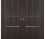 Avon 07 3H Gold Veralinga Oak Modern Interior Double Pocket Doors by Belldinni