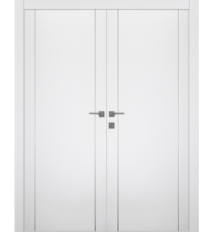 Optima 2U Snow White Double doors
