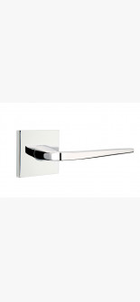 EMTEK ATHENA LEVER WITH MODERN ROSETTE PRIVACY RH POLISHED CHROME (US26) 5207