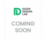 Modern Steel Front Door Diamond C7 68" x 80" white/white clear Glass Panel black LHI with 2 Sidelites frosted Glass