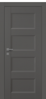 Oxford Uno 07 3R Gray Matte Single Doors