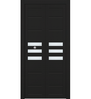 Dome Vetro Black Matte Bi-folding doors