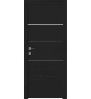 Optima 4H Black Matte Bi-folding doors