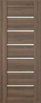 DOOR SLAB AVON 07-02 VETRO PECAN NUTWOOD 18" X 80" X 1 3/4"
