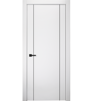 Smart Pro 2U Black Polar White Hinged doors