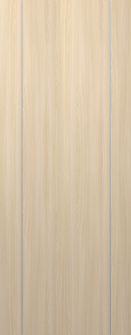 DOOR SLAB OPTIMA 2U LOIRE ASH 32" X 80" X 1 3/4" SOLID CORE