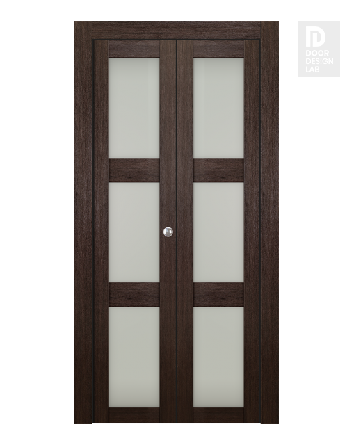 Avon 3 Lite Vetro Veralinga Oak Bi-folding doors