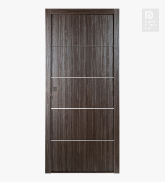 Palladio 4H Gray Oak Pocket doors
