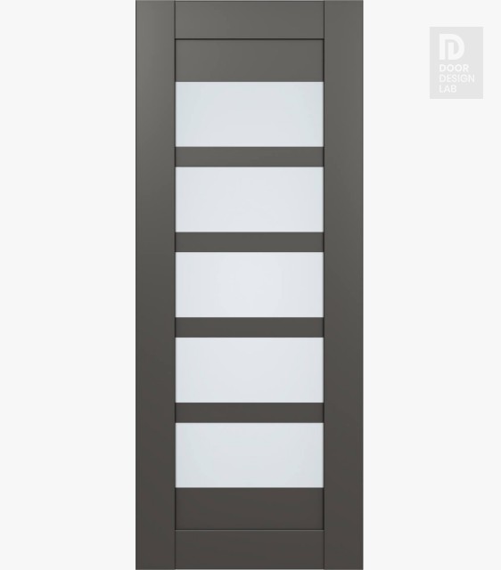 DOOR SLAB AVON 07-07 VETRO GRAY MATTE 28" X 96" X 1 3/4"