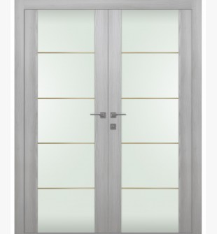 Avon 202 4H Gold Strips Vetro Ribeira Ash Double doors