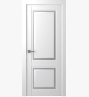Aurum 2 Vetro Polar White Hinged doors