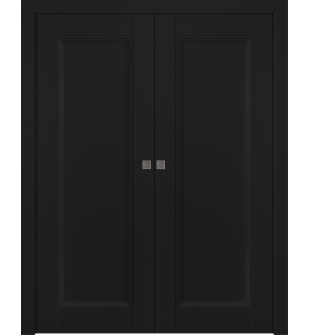 Oxford Duo 07 Black Matte Double pocket doors