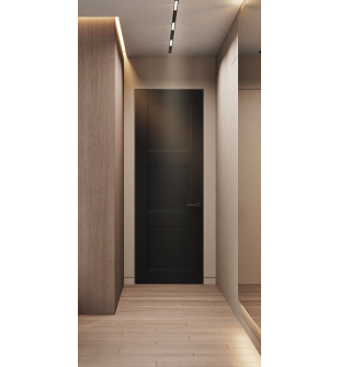 Oxford Uno 07 2Rn Black Matte Frameless