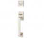 EMTEK BADEN SINGLE CYLINDER KEYD 4820 SATIN NICKEL US15 for Steel Front Doors