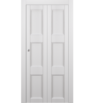 Oxford Uno 07 2Rn Snow White Bi-folding doors