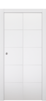 Arvika Polar White Bi-folding doors