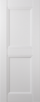 DOOR SLAB OXFORD DUO 07 RN SNOW WHITE 24" X 84" X 1 3/4"