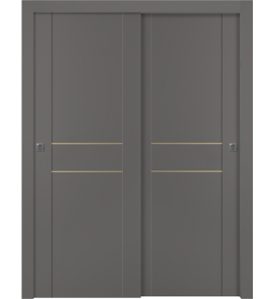 Avon 01 2Hn Gold Gray Matte Bypass doors