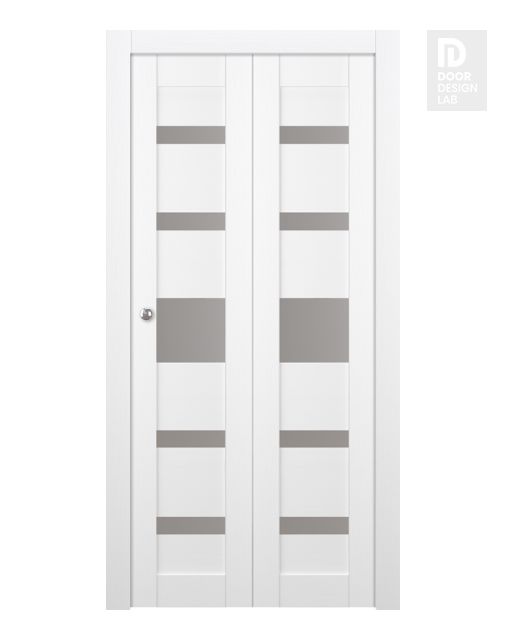 Gina Vetro Bianco Noble Bi-folding doors
